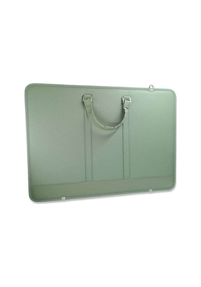 Bback Suni Deri Proje Çantası 40x55 Cm Mint Yeşil