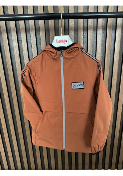 Benitto Kids Erkek Çocuk Mevsimlik Yağmurluk Ceket 51315 Turuncu