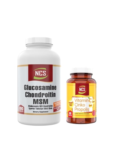 Vitamin C Çinko Propolis 60 Tablet+ Glucosamine Msm 300 Tablet