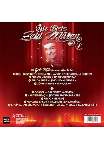 Zeki Müren - İşte Biziz Zeki Müren Vol.1 Plak