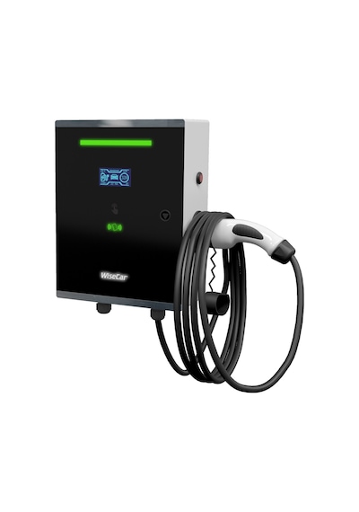 WiseCar Wallbox 22 KW Kablolu 5 M Elektrikli Araç Şarj İstasyonu