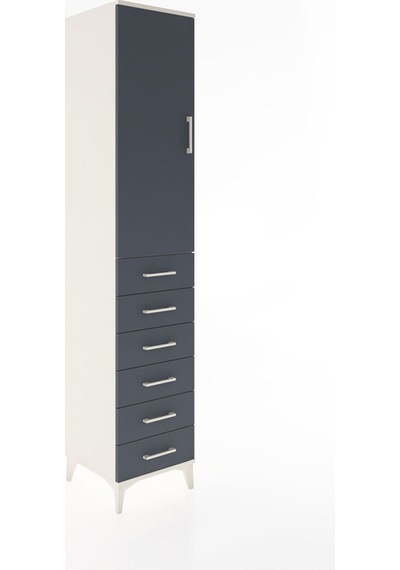 Hyperion Dolap 3 Raflı 6 Çekmeceli Tek Kapaklı 44x44x221 Ayta... Aytaşı