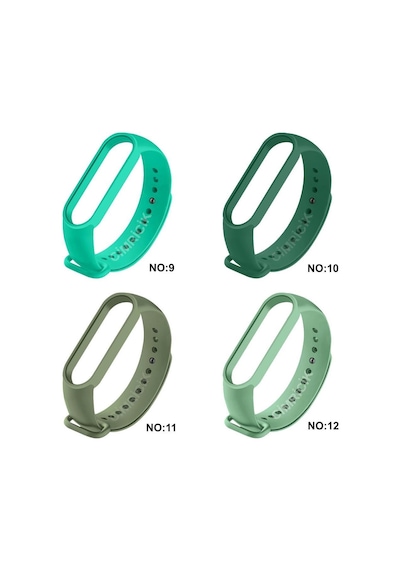 Xiaomi Mi Band 6 Kordon Mi Band 5 Kayış Jel Liquid Silikon Kordon