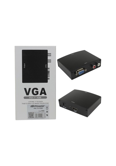 Powermaster Pm-7199 Vga To Hdmı Dönüştürücü Adaptörlü