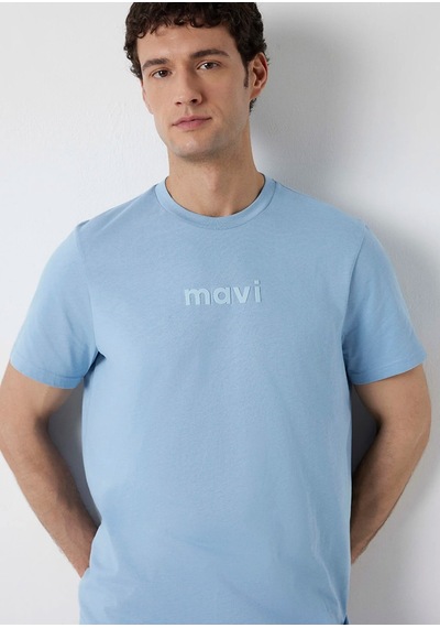 Mavi M0612732-70731 Mavi Logo Baskılı T-shirt Erkek Tişort