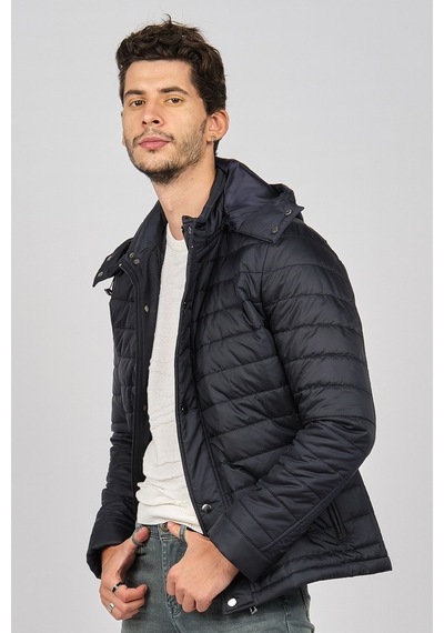 Daynax Erkek Kapüşonlu Mont 4927100 Lacivert-Lacivert