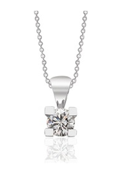 0.18 Ct. Pırlanta Tektaş  Kolye