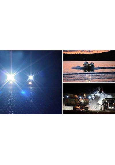 Off Road Sis Farı - Lambası 16 Led Kare Çalışma Lambası (2 Adet)