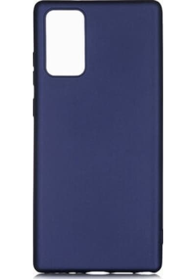 Samsung Galaxy Uyumlu Note 20 Kılıf Esnek Yapılı İnce Slim Silikon Kapak Ryc/premier Lacivert