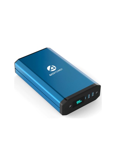 Acopoer X230 14.8Volt 13Amper Li-ion Yedek Buzdolabı Aküsü + Powerbank + LED Lamba