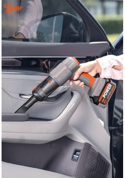 20.000pa Ultra Çekim Güçlü 25000mah Çift Bataryalı Güçlü Vakumlu Çantalı Araç İçi Üflemeli Süpürge