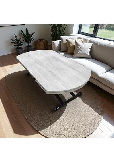 Oval Yan Baştan Açılır Akıllı Masa Üst Tabla Mdf Yüksekliği Ayarlanabilir Pratik Siyah Mekanizmalı Lizbon Oval Yan Baştan Açılır Akıllı Masa Üst Tabla Mdf Yüksekliği Ayarlanabilir Pratik Siyah Mekanizmalı Lizbon