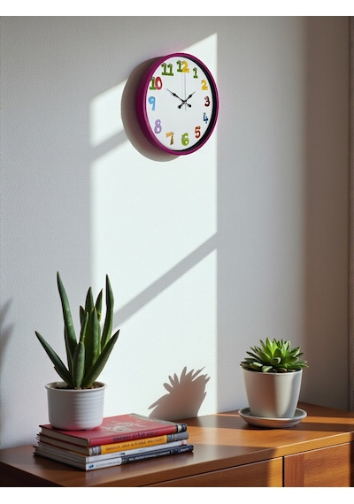 36 Cm Pembe Çocuk Odası Duvar Saati Diğer 05145444