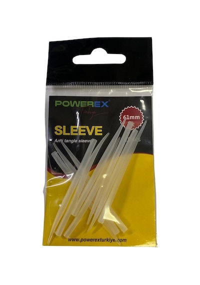 Powerex Dolaşma Önleyici Anti Tangle Şeffaf Elastik Hortum 61mm 10 Adet