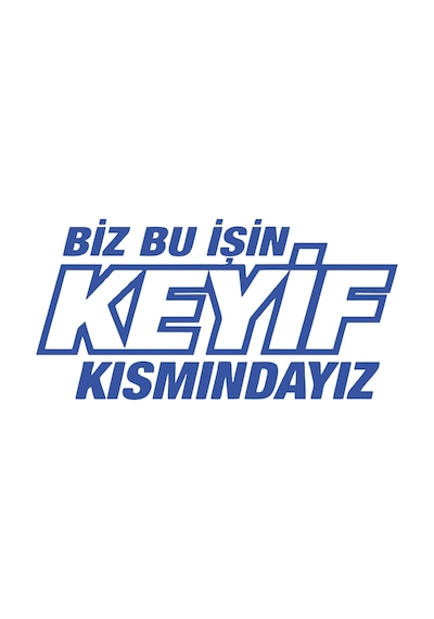 Biz Bu İşin Keyif Kısmındayız 17x17 Cm Mavi