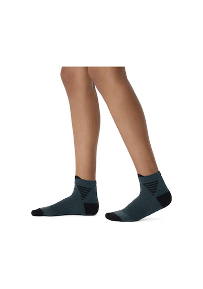 Asics Fujıtraıl Quarter Sock Unisex Vital Green/carrier Grey Koşu Çorabı 3013b098-300 Vital Green/carrier Grey