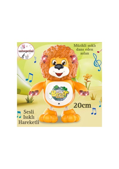 Dans Eden Sevimli Aslan Sesli Işıklı Hareketli Müzikli Eğitici Oyuncak Dans Eden Aslan Dans Eden Sevimli Aslan Sesli Işıklı Hareketli Müzikli Eğitici Oyuncak Dans Eden Aslan