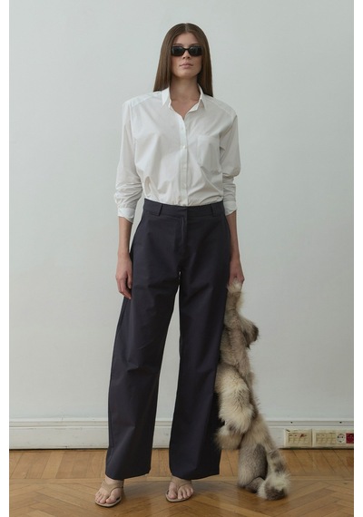 Suud Collection Beyaz Penny Basic Gömlek