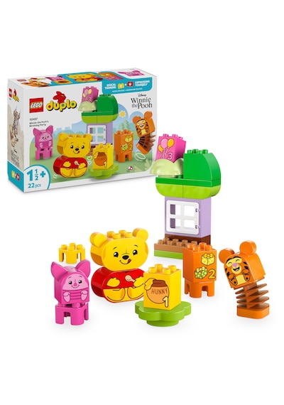 LEGO® DUPLO® | Disney Ayı Winnie’nin Doğum Günü Partisi 10457 - 1,5 Yaş ve Üzeri Çocuklar için Eğitici Oyuncak Yapım Seti (22 Parça)