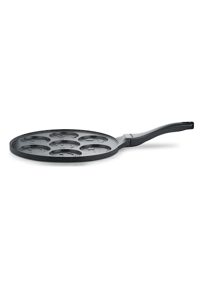 ThermoAd Granit Döküm Pankek Tavası Emojili Kalıp 28 CM