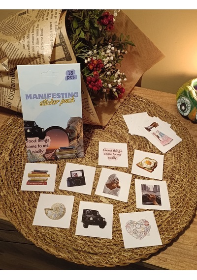 Manifest / Motivasyon / Olumlama / Motto / Hedefler Sticker Seti Diğer