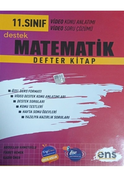 11.Sınıf Matematik Destek Defterim -  Ens Yayıncılık