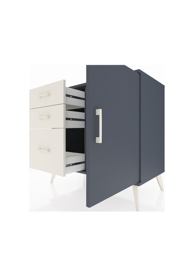 Hyperion Şifonyer Tek Raflı 3 Çekmeceli Tek Kapaklı 88x44x80 Antrasit-antrasit/aytaşı Antrasit/aytaşı Hyperion Şifonyer Tek Raflı 3 Çekmeceli Tek Kapaklı 88x44x80 Antrasit-antrasit/aytaşı Antrasit/aytaşı