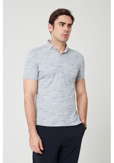 Coonless Erkek Polo Yakalı Tshirt Buz Mavi Açık Mavi