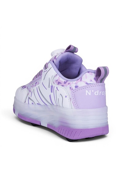 Awm Ndrops Ortopedik Çocuk Işıklı Tekerlekli Sneaker Lila