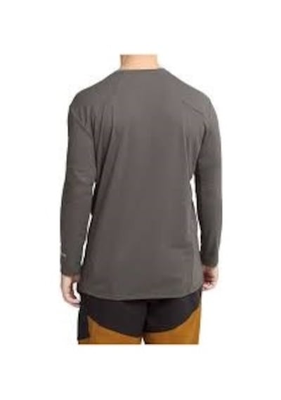 Jack Wolfskin Jack Wolfskın Prelıght Suncool Ls M Erkek Flint T-shırt A65836-f0302 Gri