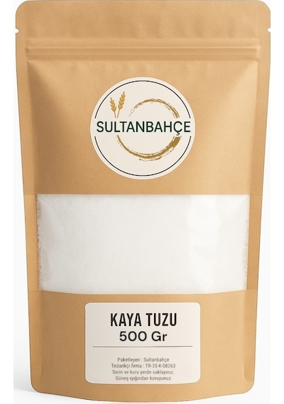 Doğal Kaya Tuzu 500 Gr - Katkısız, Saf Ve Mineralli Öğütülmüş Sofra Tuzu