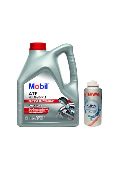 Mobil Atf Multi Vehicle Otomatik Şanzıman Yağı 4 L + Interwax Klima Temizleyici