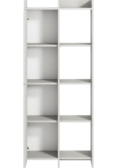 Offer Çok Raflı, Tek Kapaklı Kitaplık Kilim - 180 Cm, Ev-ofis, Kütüphane - Beyaz Beyaz