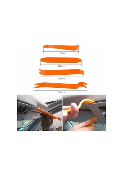 Oto Teyp Döşeme Trim Sökme Kapı Döşeme Trim Sökme Aparatı 4'Lü Set