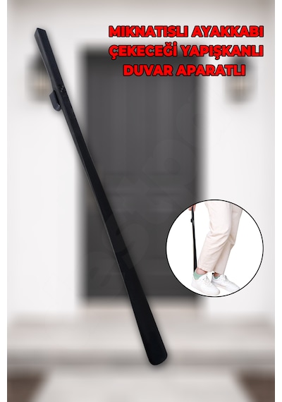 Destpak Mıknatıslı Duvar Aparatlı Ayakkabı Çekeceği - Ekstra Kaliteli - Hem Dekoratif Hem Pratik - Kerata