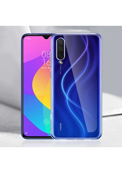 Noktaks - Xiaomi Mi 9 Lite Uyumlu - Kılıf Şeffaf Soft Slim Fitt Süper Silikon Kapak - Şeffaf