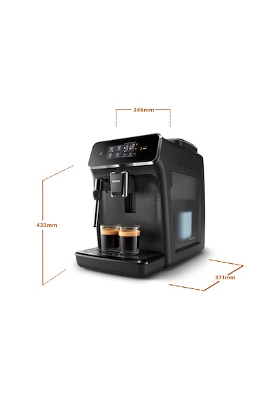 Philips 2200 Serisi Tam Otomatik Espresso Makinesi, Dokunmatik Ekran, Klasik Süt Köpürtücü, 2 İçecek