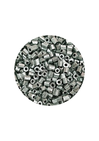 Kesme Cam Boncuk 2mm - 20 Gram - Mat Gümüş -bnc333