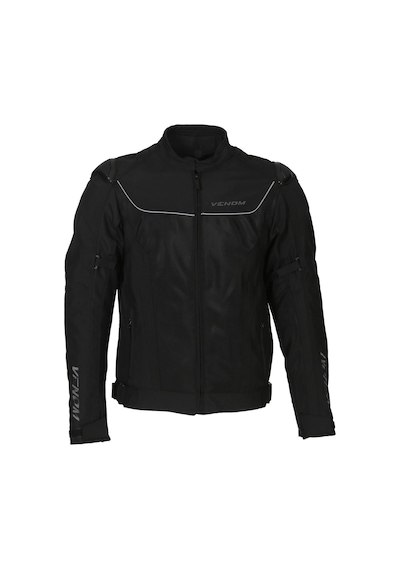 Venom Motosiklet Montu Raptor Hörgüçlü Full Korumalı 4 Mevsim Motorcu Mont Siyah
