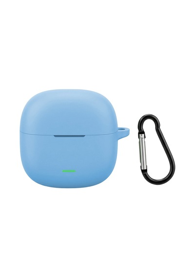 Redmi Buds 8 Active Uyumlu Kılıf Askılı Mat Silikon Ürün Kulaklık Değildir Mavi