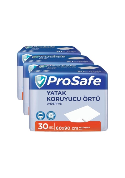 Yatak Koruyucu Örtü 60x90cm 30 Adet 3 Paketi