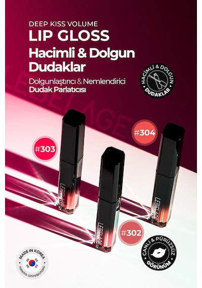 Lebelage Deep Kiss Volume Lip Gloss 302