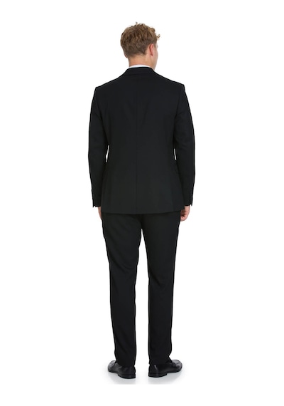 Hatemoğlu Siyah Slim Fit Mono Yaka Klasik Takım Elbise 35266 Siyah