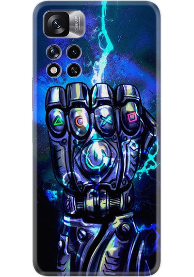 Xiaomi Redmi Note 11 Pro Kılıf Silikon Desen Özel Seri Thunder Play 1760
