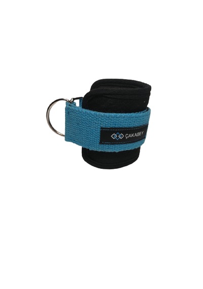 D Ring Fitness Ayak Bileği Ağırlık Çalışma Kemeri Ankle Straps Fitness 1 Çift Sağ/sol Takım Mavi