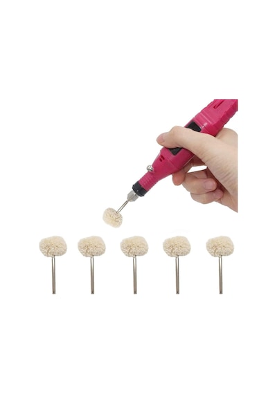 6211x5 5'li Paket Pimli Parlatma Polisaj Pamuk İplik 25 Mm