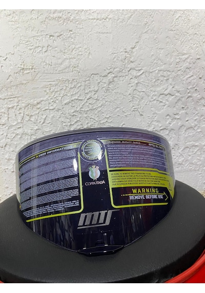 M-910 Kask Camı Siyah-şeffaf