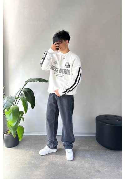 Flaw Basic Antrasit Baggy Jean-16674 Antrasit
