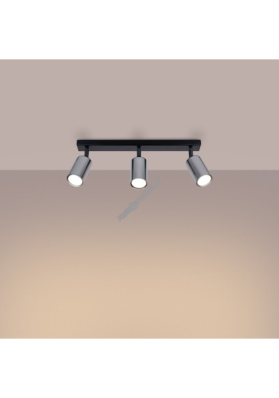 Riolıght Modern1 Krom1 Hareketli Başlık 3xgu10 Led Spot Avize Ampül Dahil Krom