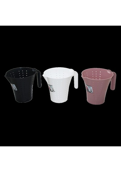 Kapaksız - Renkli Plastik Bakliyat Süzgeç Çok Renkli